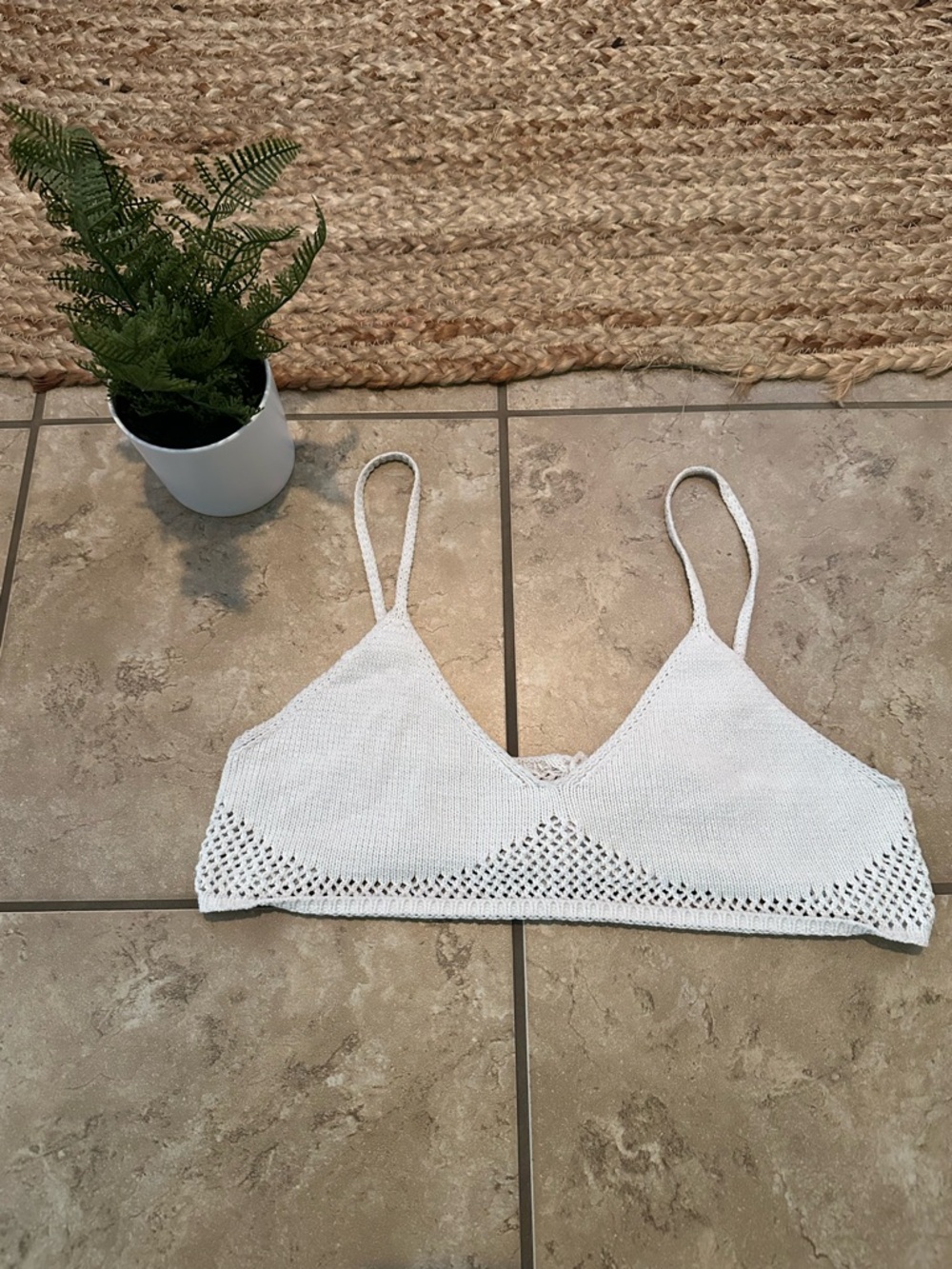 ZARA CROCHET TOP